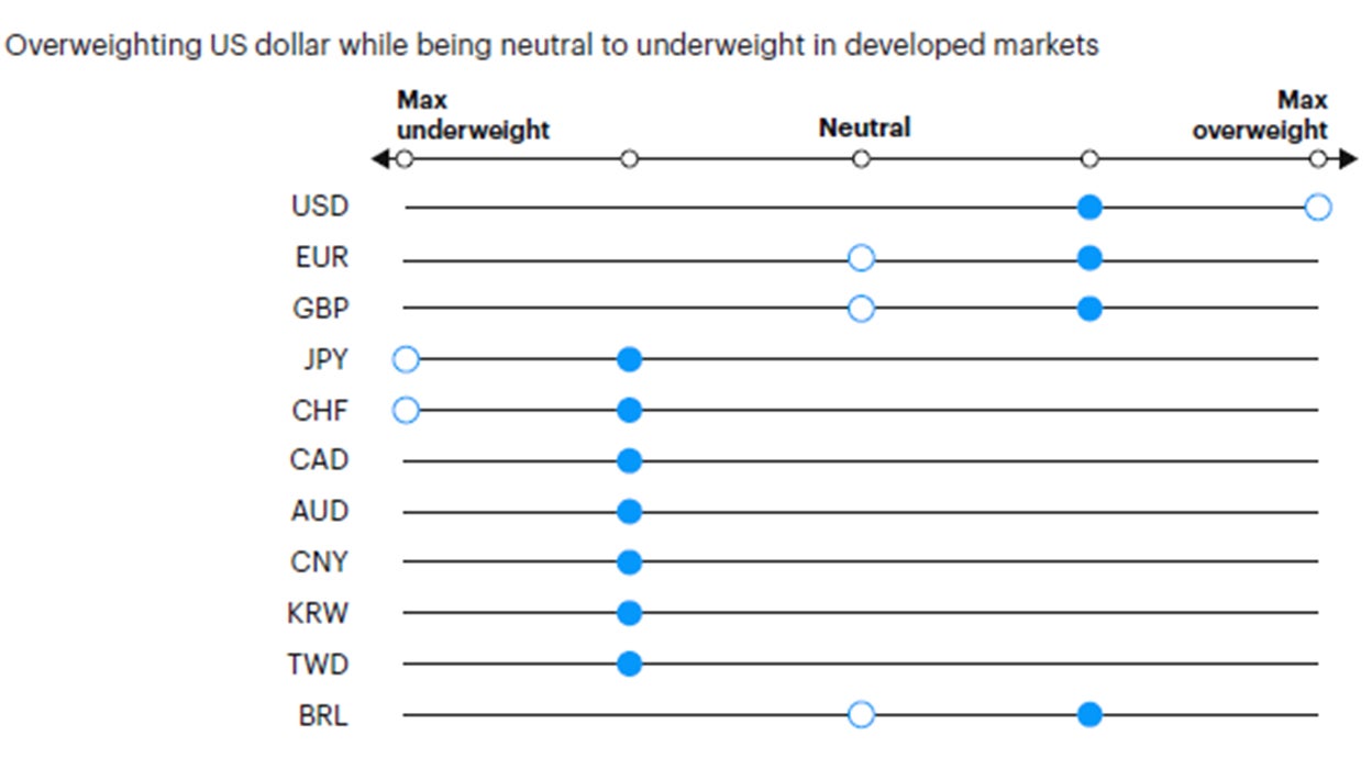 Figure 8: Tactical currency positioning 