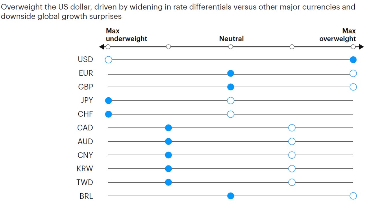 Figure 7: Tactical currency positioning 