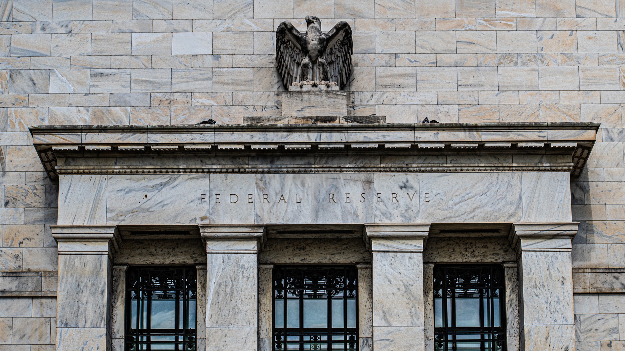 Federal Reserve building close-up.