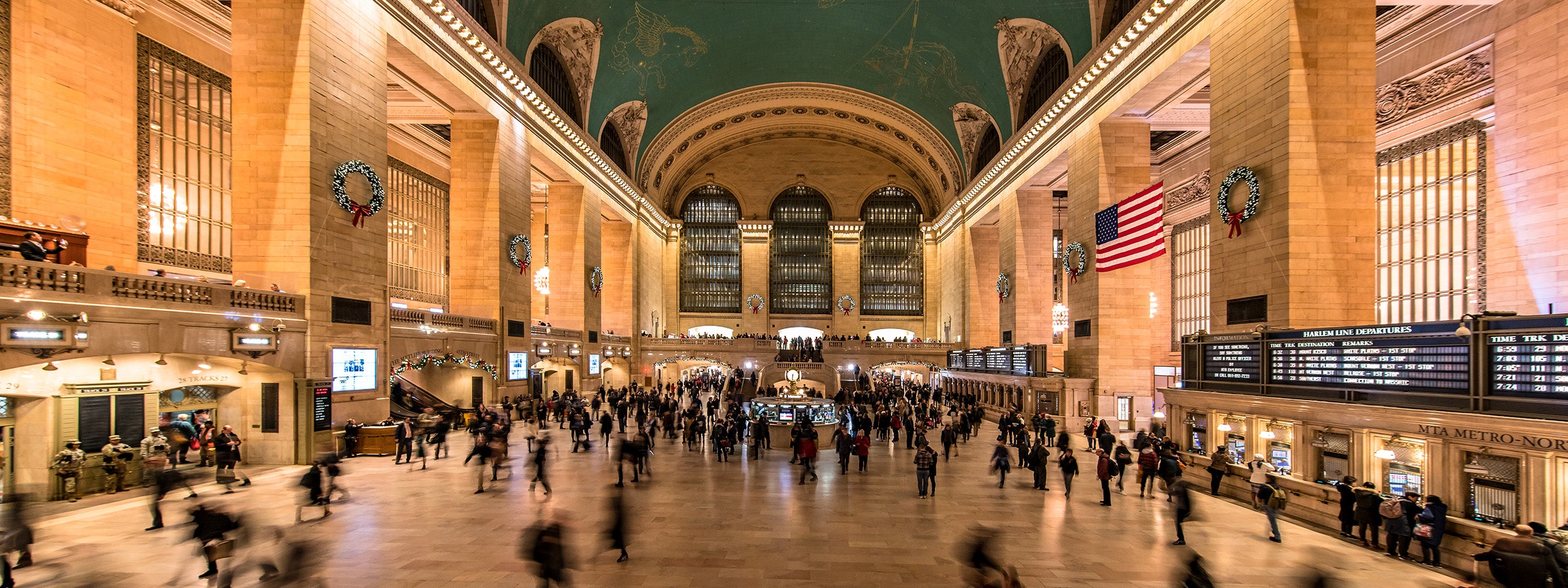 Commuters in Grand Central Station New York