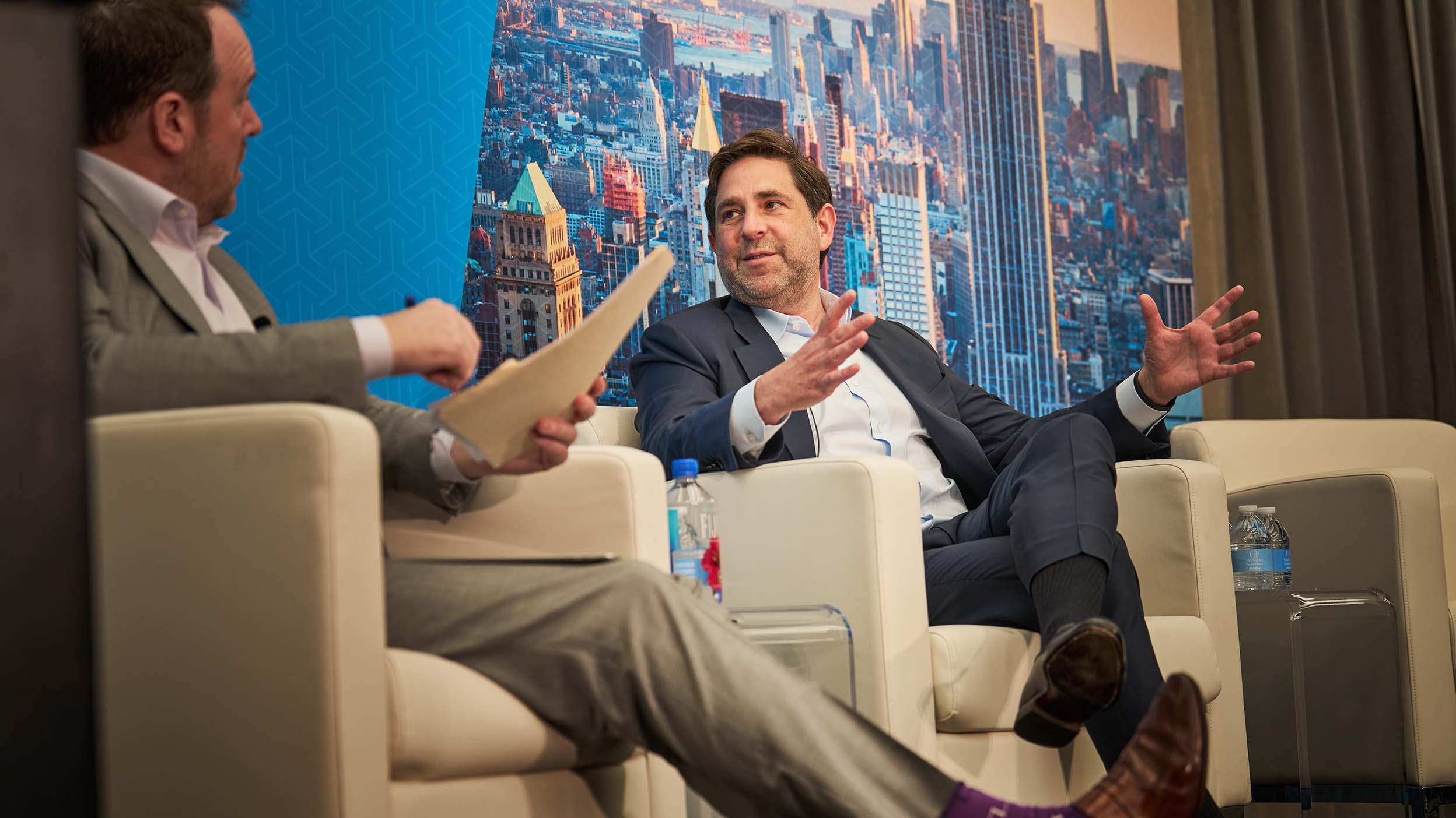 CEO having discussion