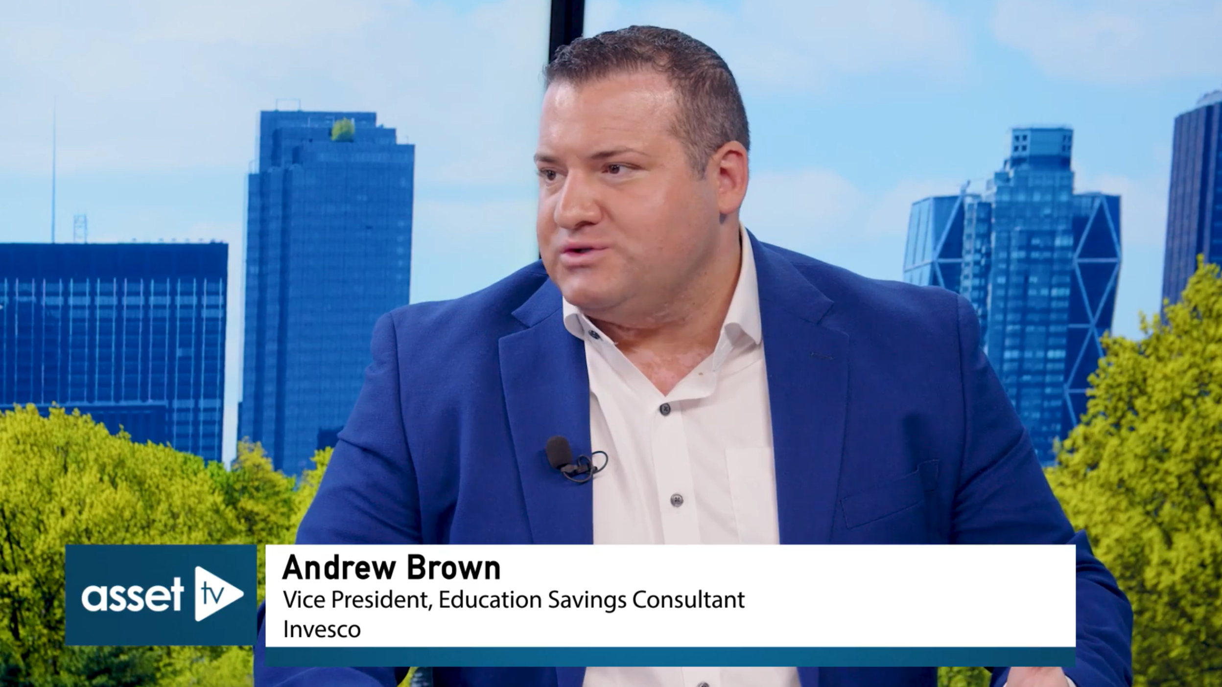 Andrew Brown, Invesco education savings consultant, was a featured panelist for Asset TV discussing 529 plans.