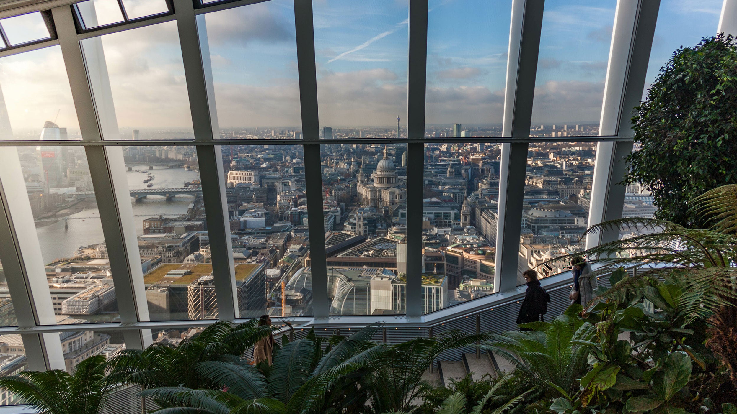 View of London - of St. Paul's Cathedral and the River Thames