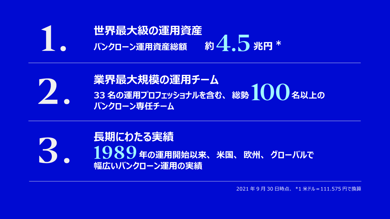 インベスコのバンクローン運用戦略の特徴