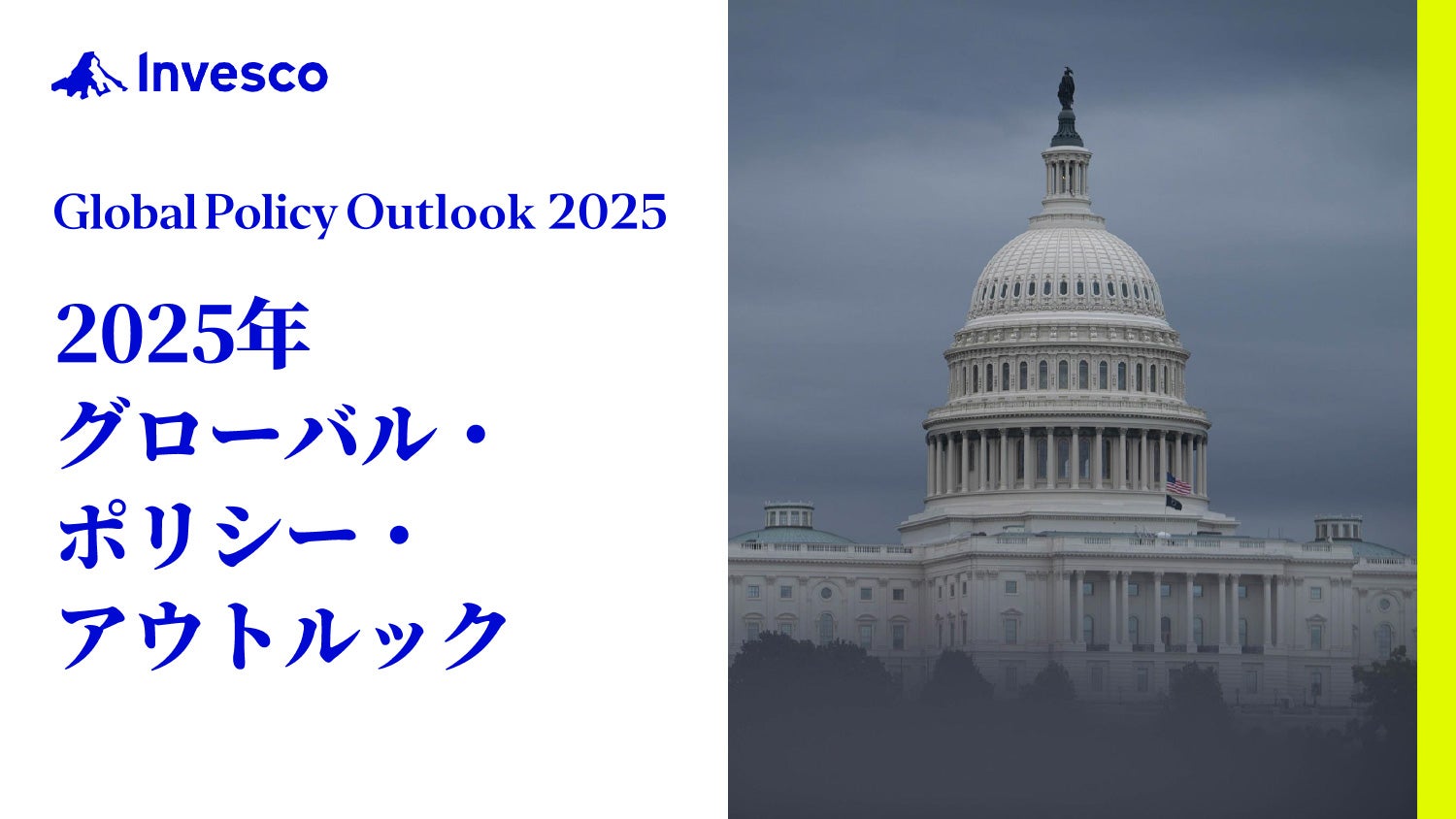 2025年 規制・政治の見通し