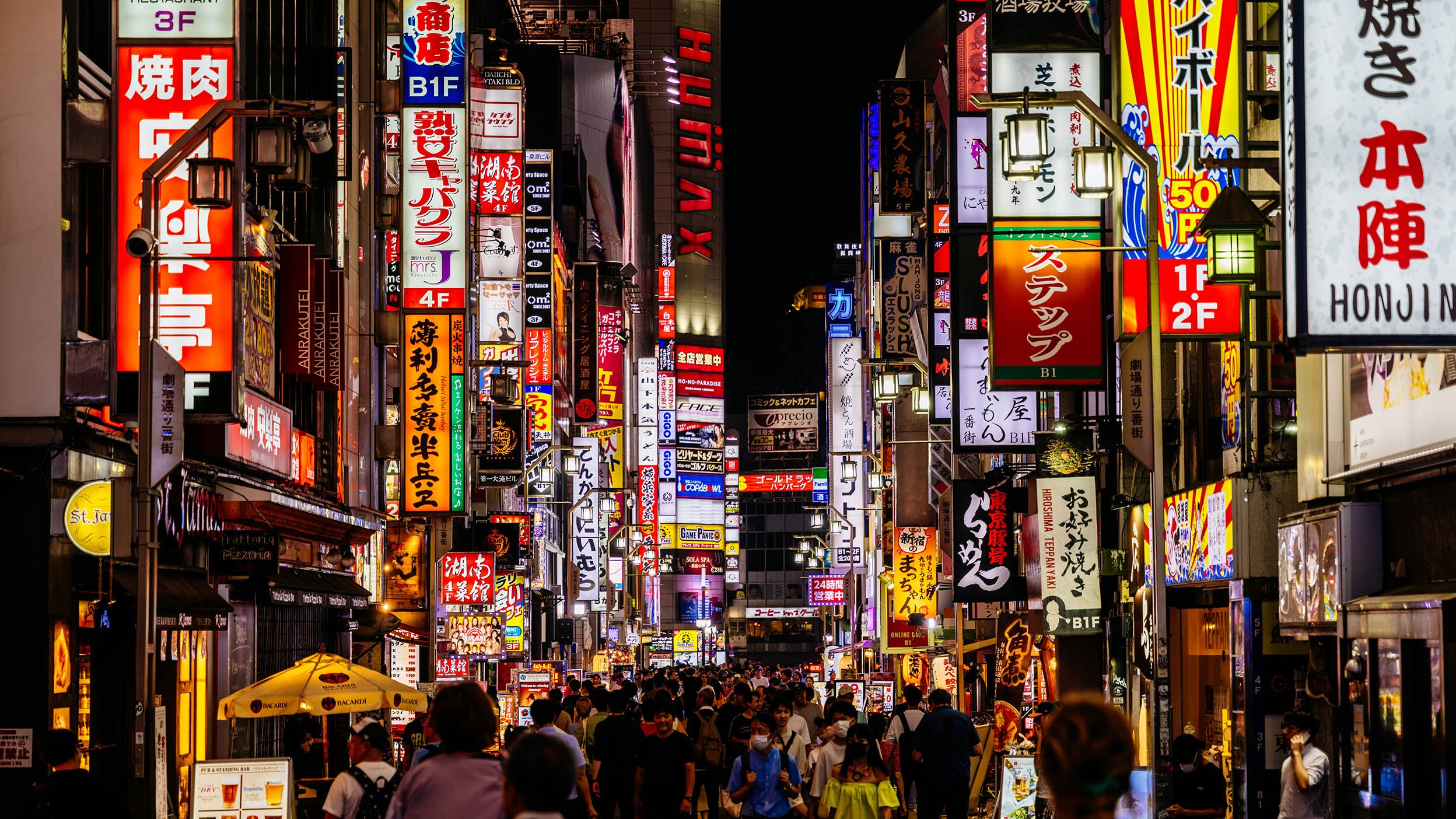 Tokyo skyline at night