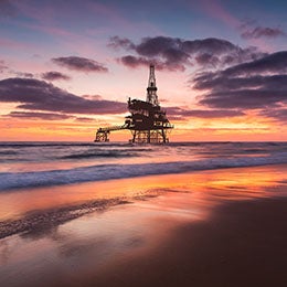 An%20offshore%20oil%20rig%20at%20sunset