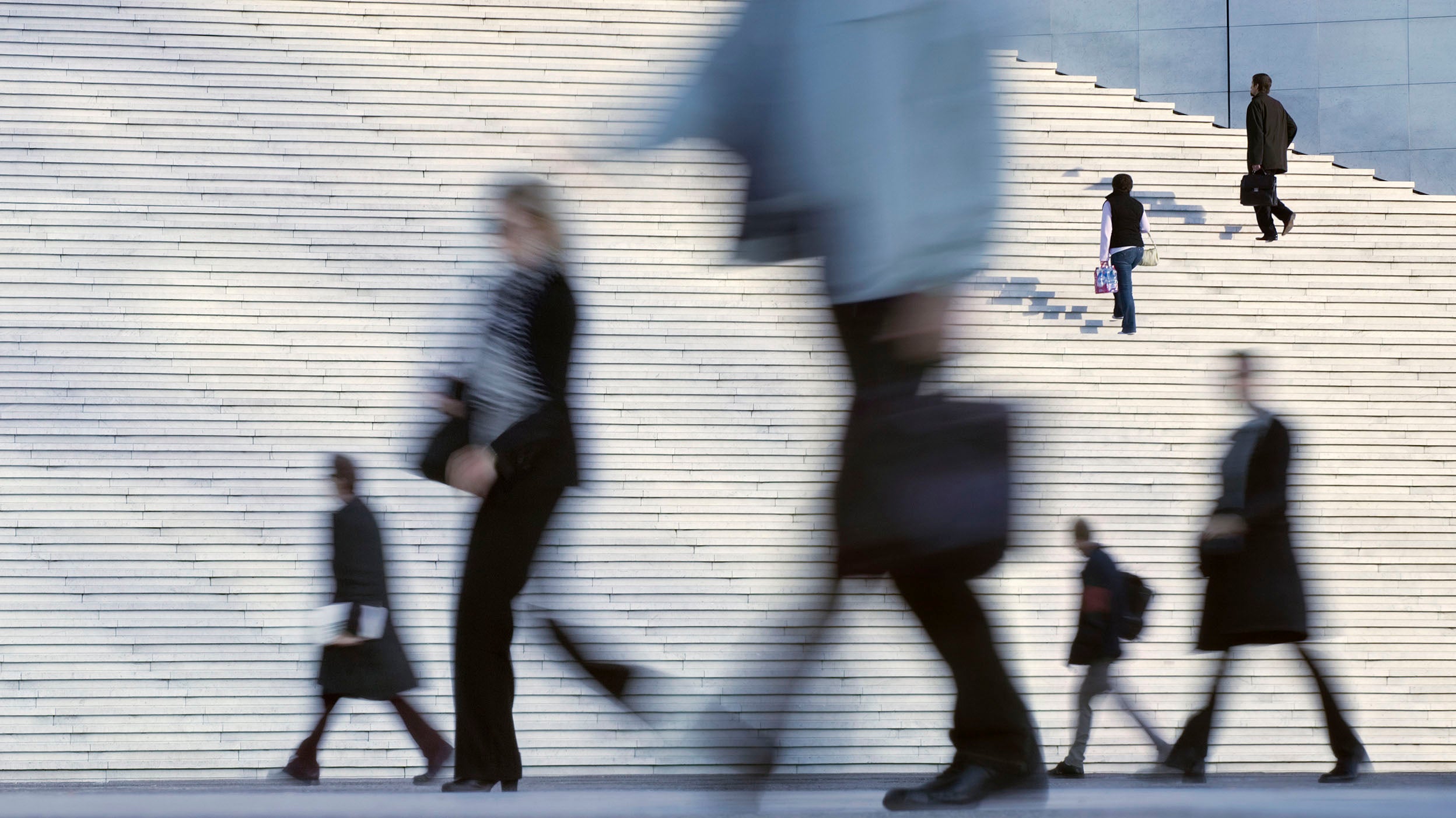 People walking