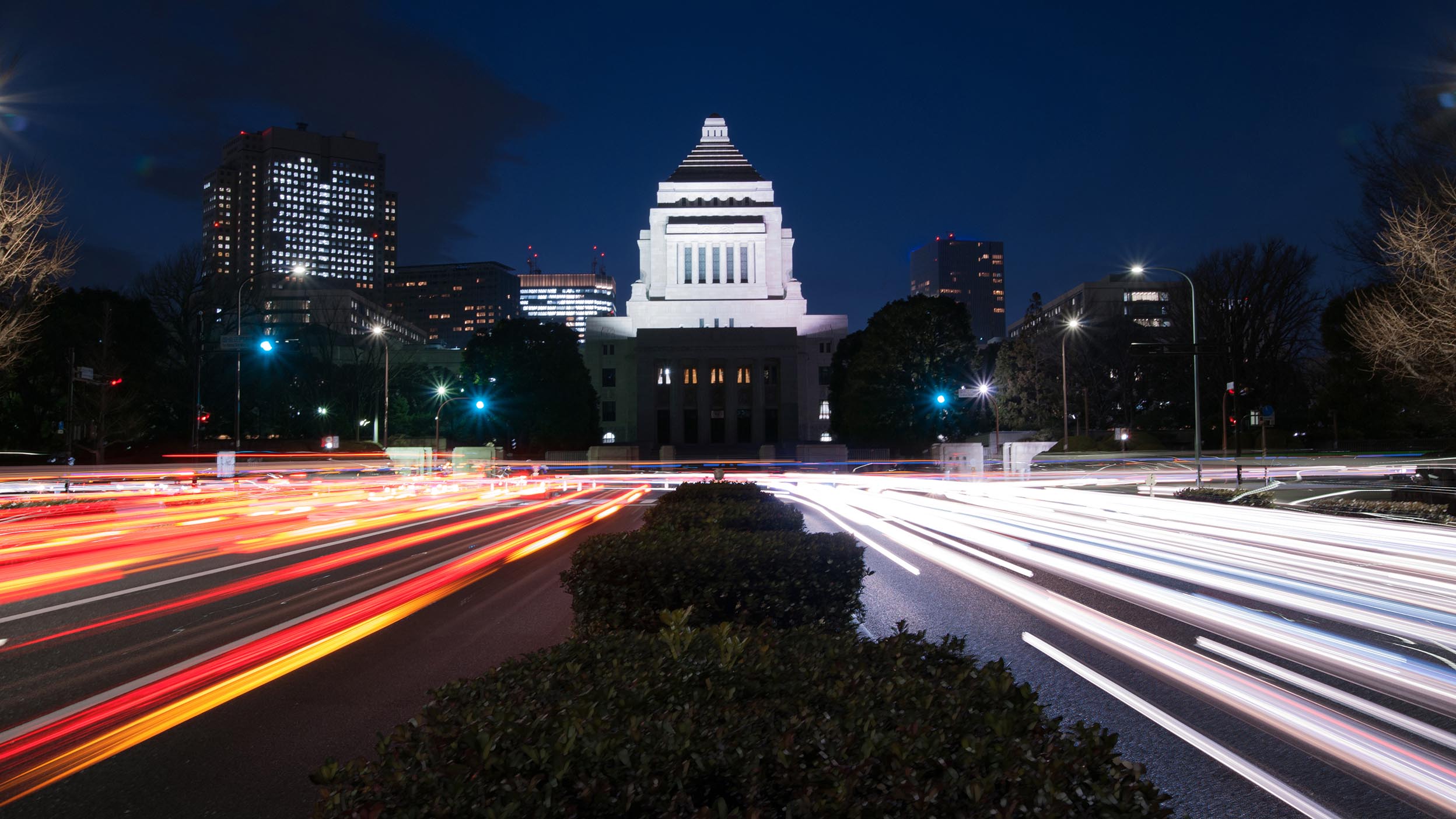 The Parliament house, national diet building in Tokyo, Japan