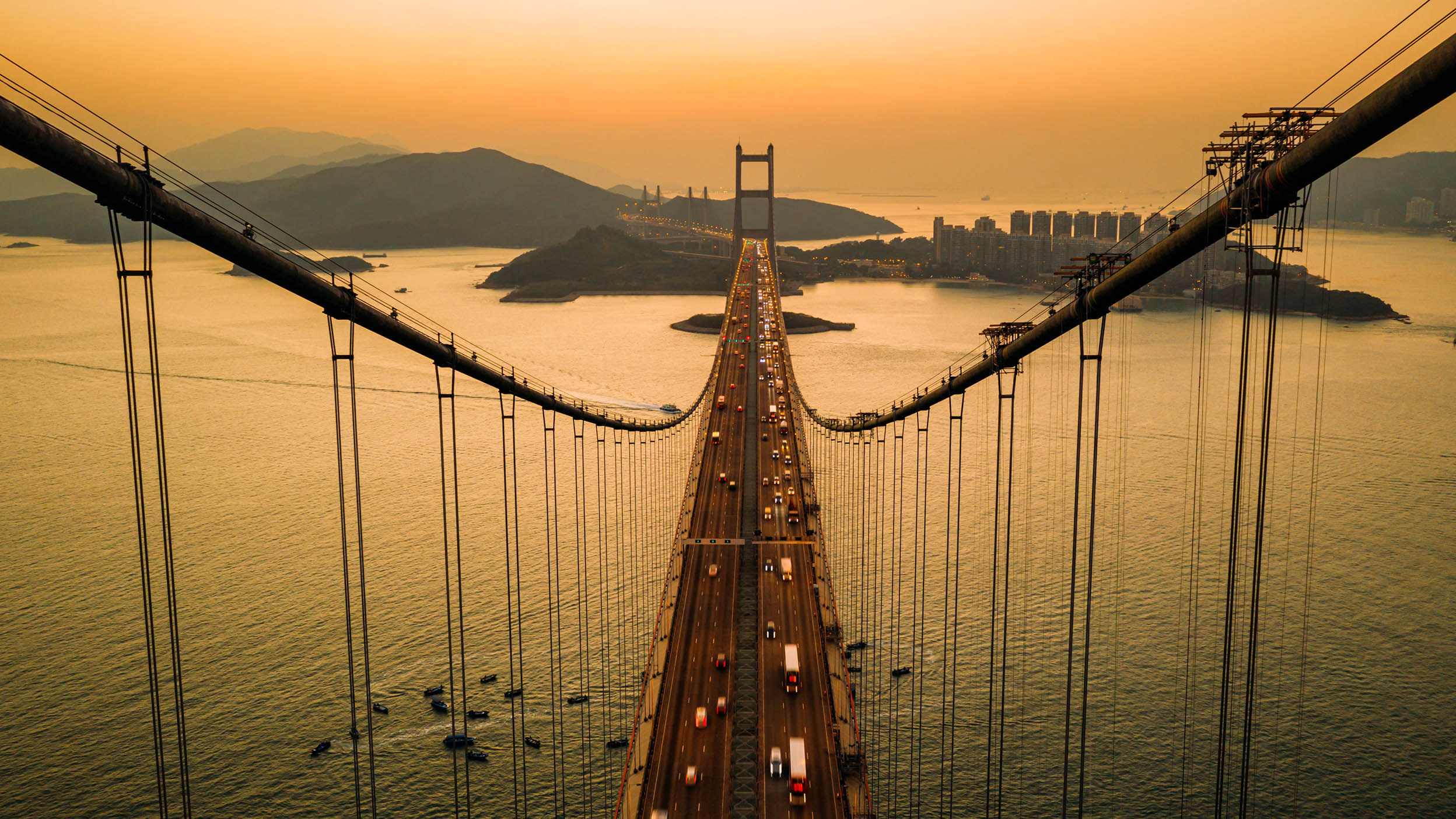 Bridge at sunset