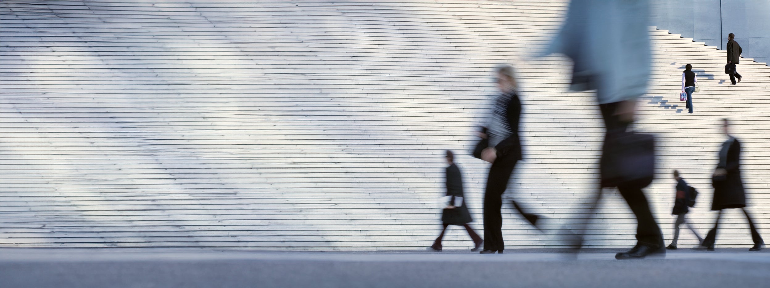 People walking