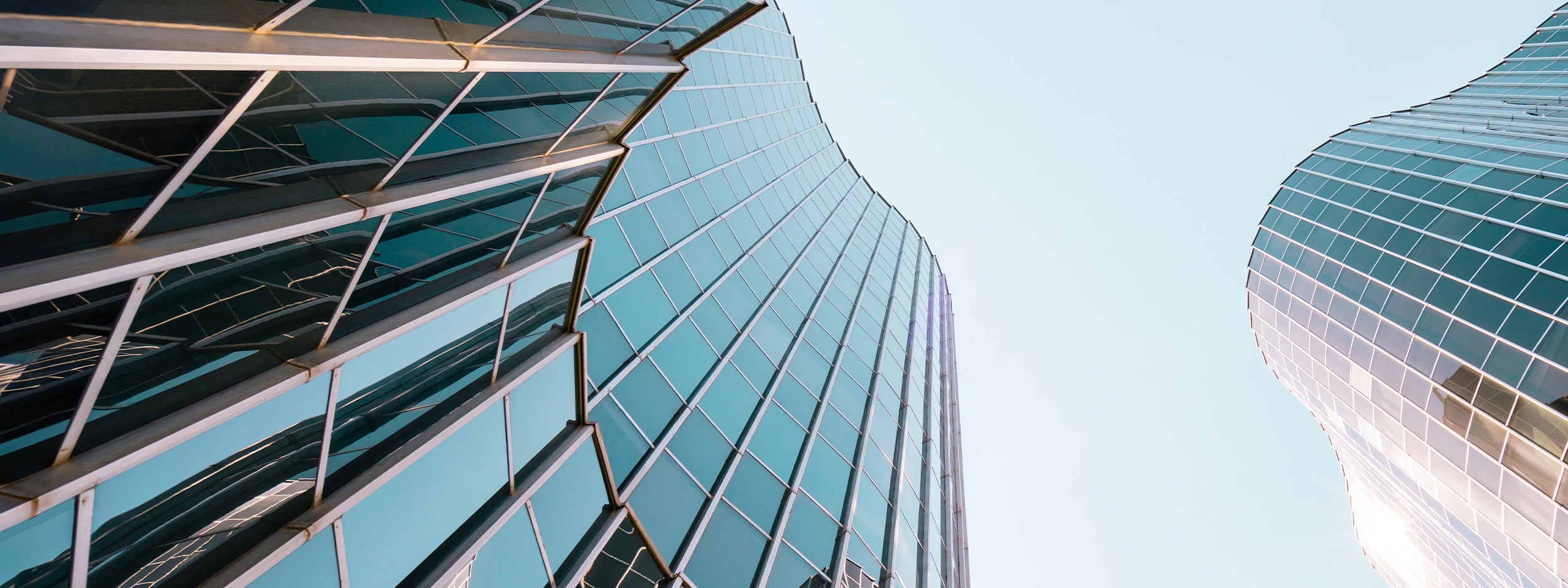 View of buildings from the ground